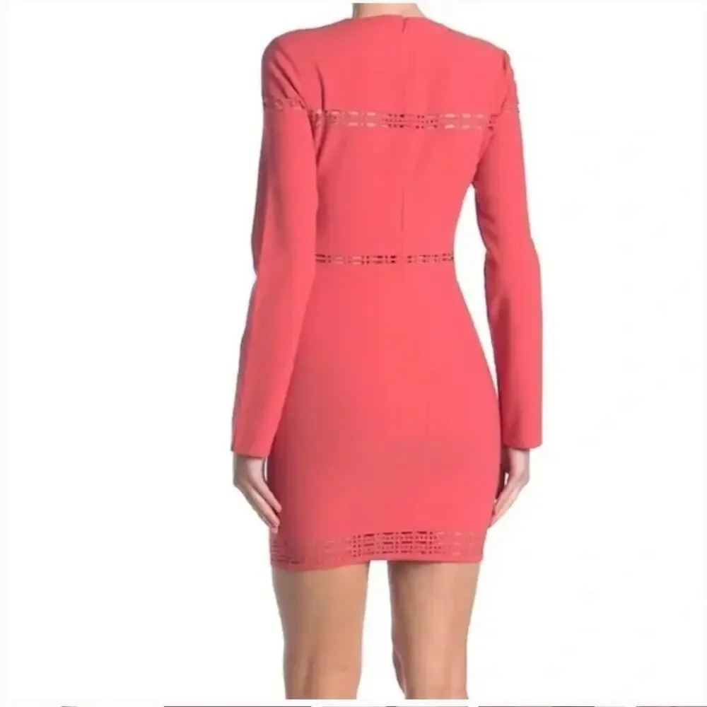 Likely Solace‎ Eyelet Cutout Coral Mini Dress NWOT